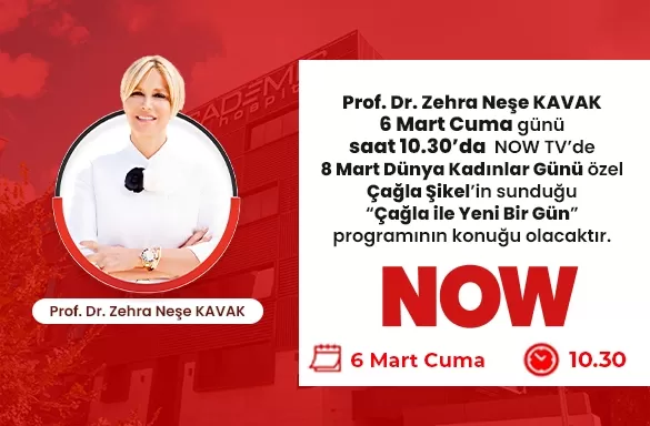 6 Mart Cuma günü saat 10.30’da  NOW TV’de Çağla Şikel’in sunduğu “Çağla ile Yeni Bir Gün” programınında!